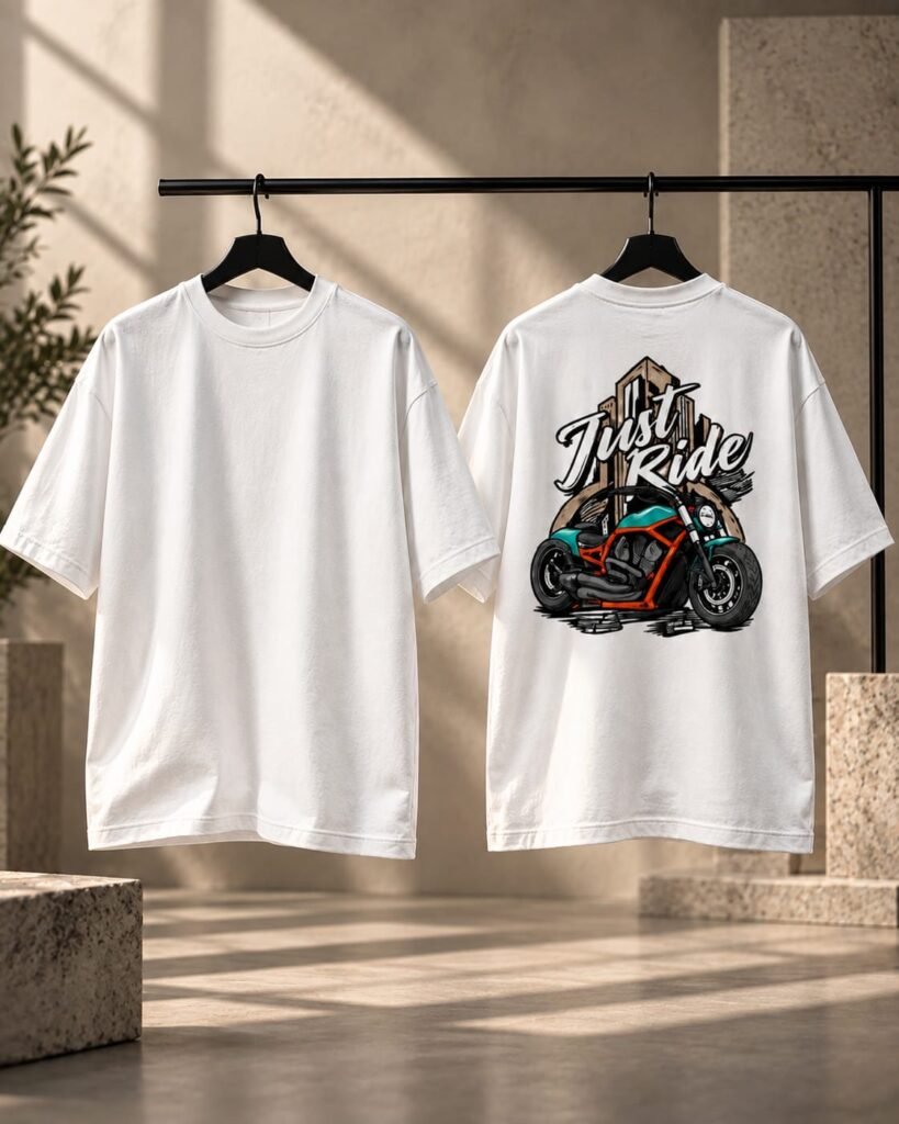 Just Ride oversized t-shirt